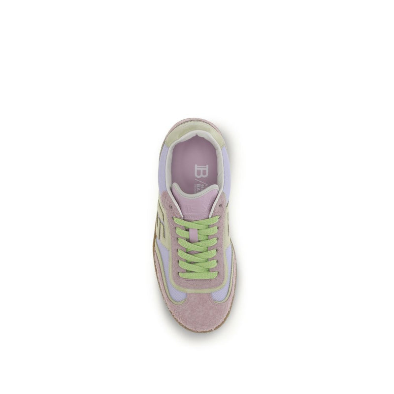Balmain Multicolor Calf Leather Bos Taurus Athletic Sneakers
