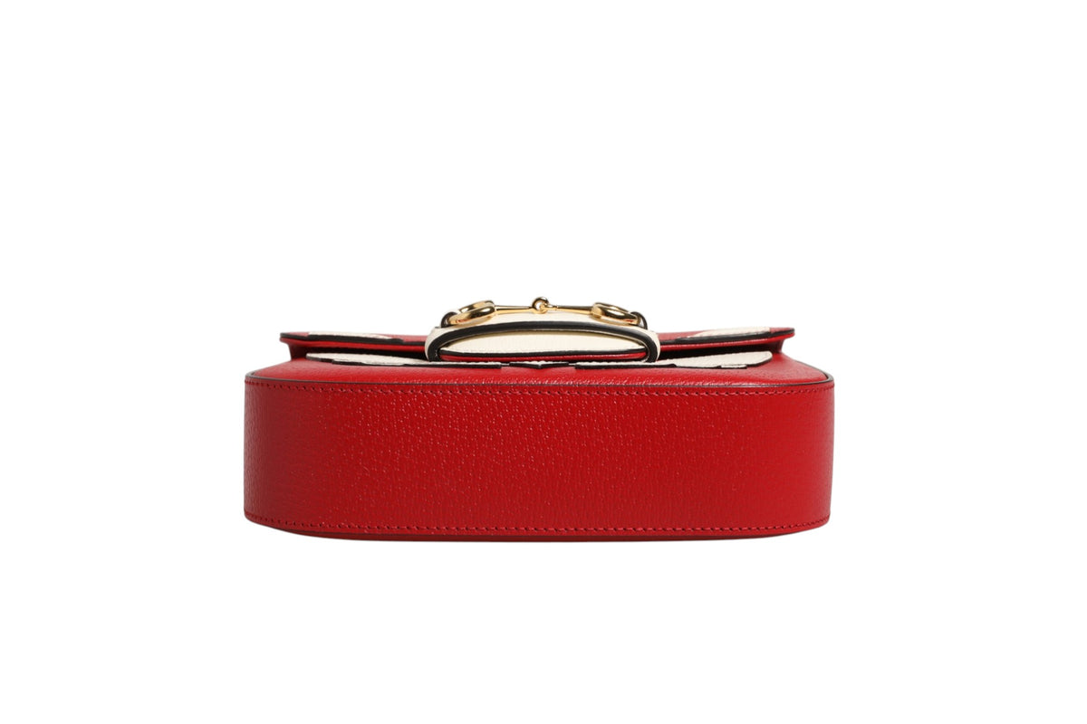Gucci x Adidas Horsebit 1955 Shoulder Bag - Red