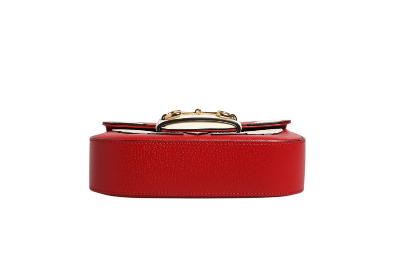 Gucci x Adidas Horsebit 1955 Shoulder Bag - Red