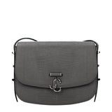 Sac en cuir gris Jimmy Choo - Modèle Crossbody