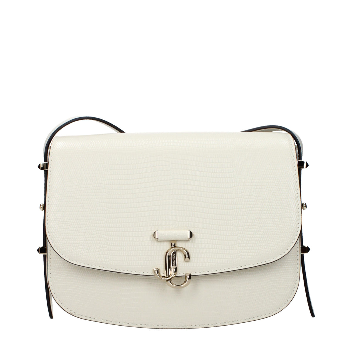 Sac à bandoulière en cuir bleu Jimmy Choo