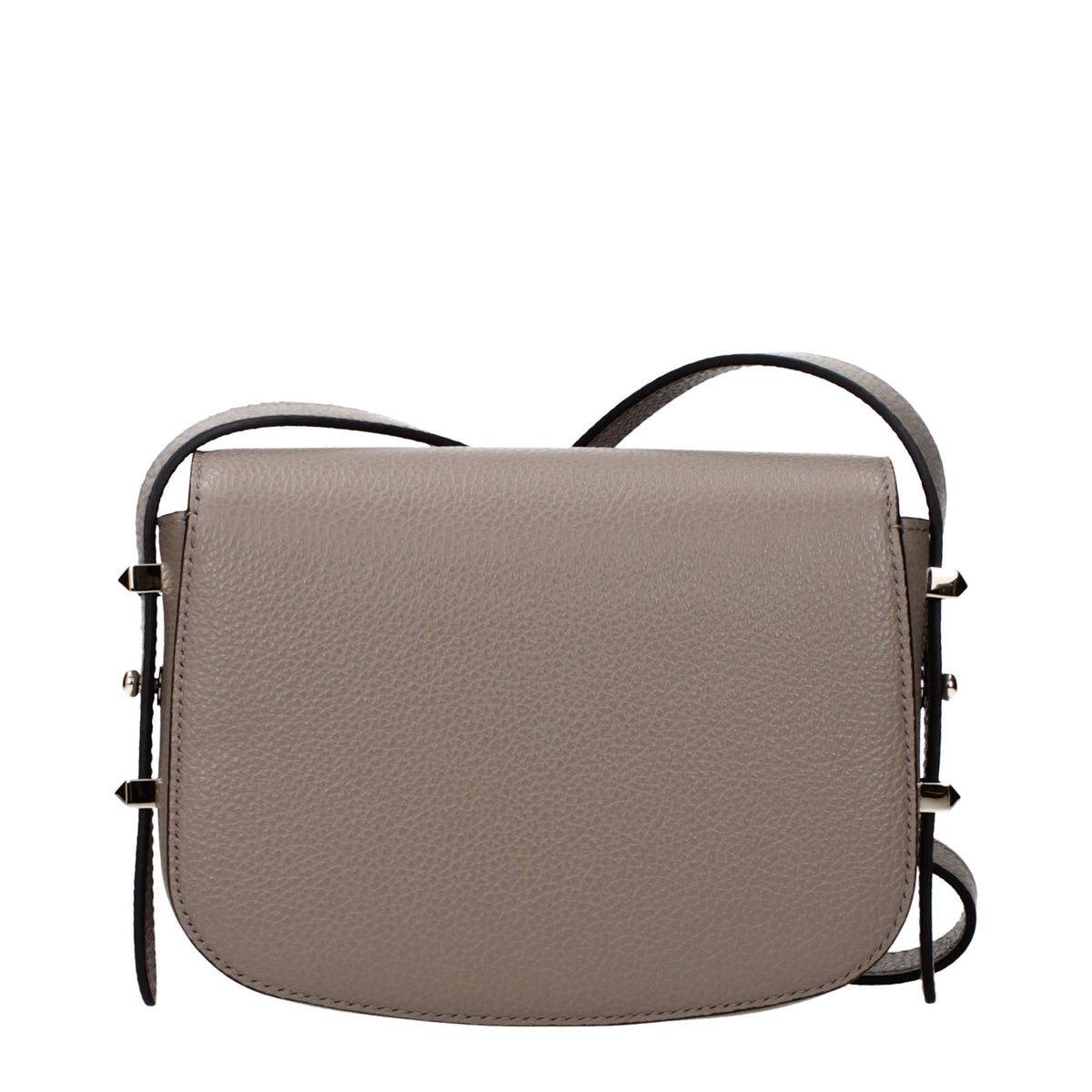 Sac à bandoulière en cuir gris Jimmy Choo