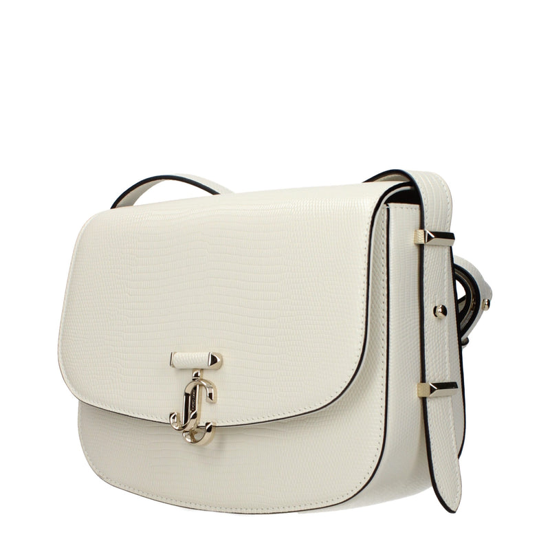 Sac à bandoulière en cuir bleu Jimmy Choo