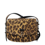 Sac à bandoulière en cuir marron Jimmy Choo