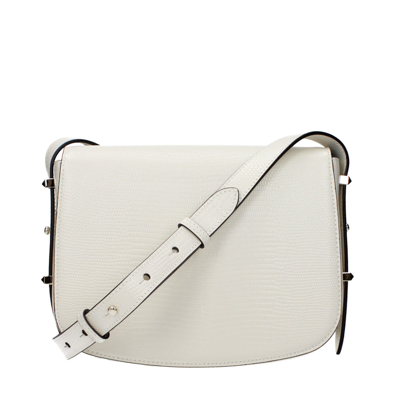 Sac à bandoulière en cuir bleu Jimmy Choo