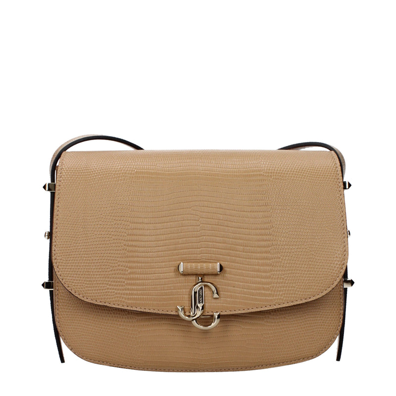 Jimmy Choo Brown Leather Crossbody Bag - Stylish & Versatile
