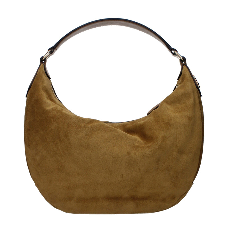 Sac à bandoulière en cuir marron Jimmy Choo