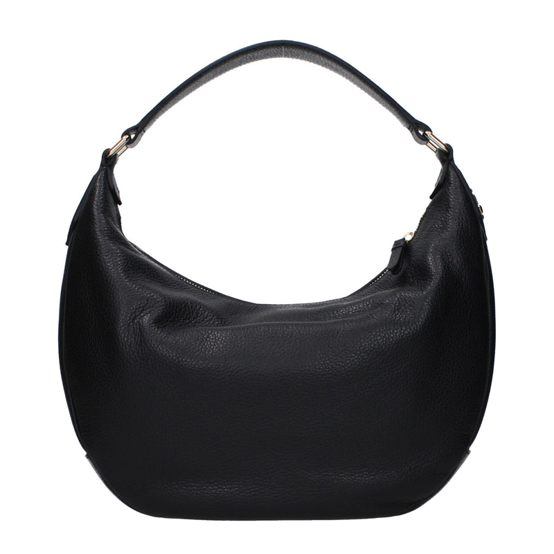 Jimmy Choo Black Leather Shoulder Bag - Elegant and Stylish