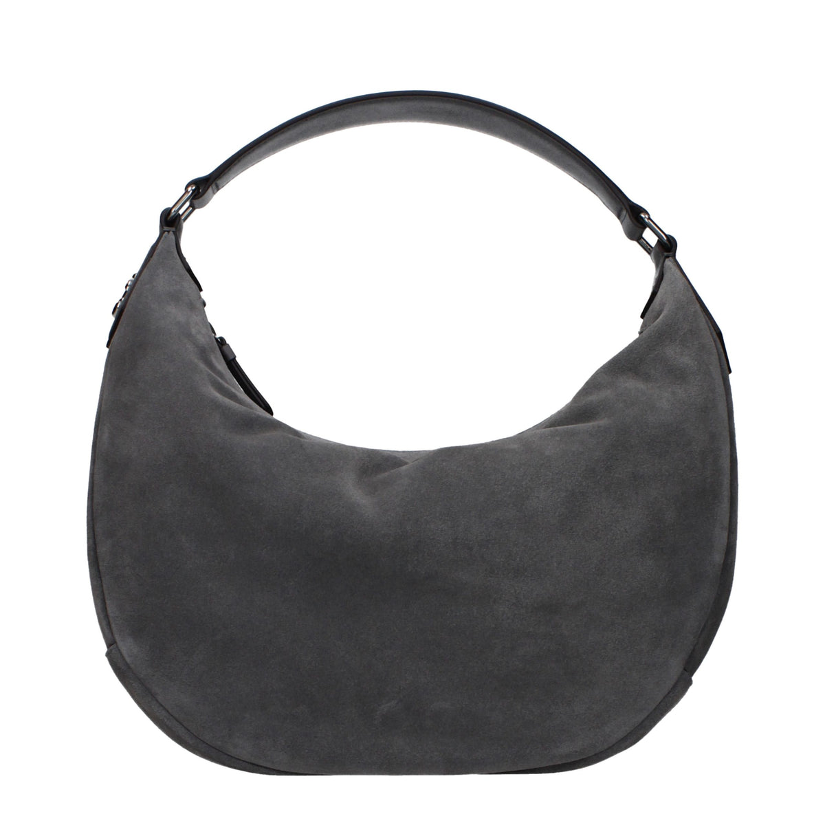 Sac à bandoulière en cuir gris Jimmy Choo