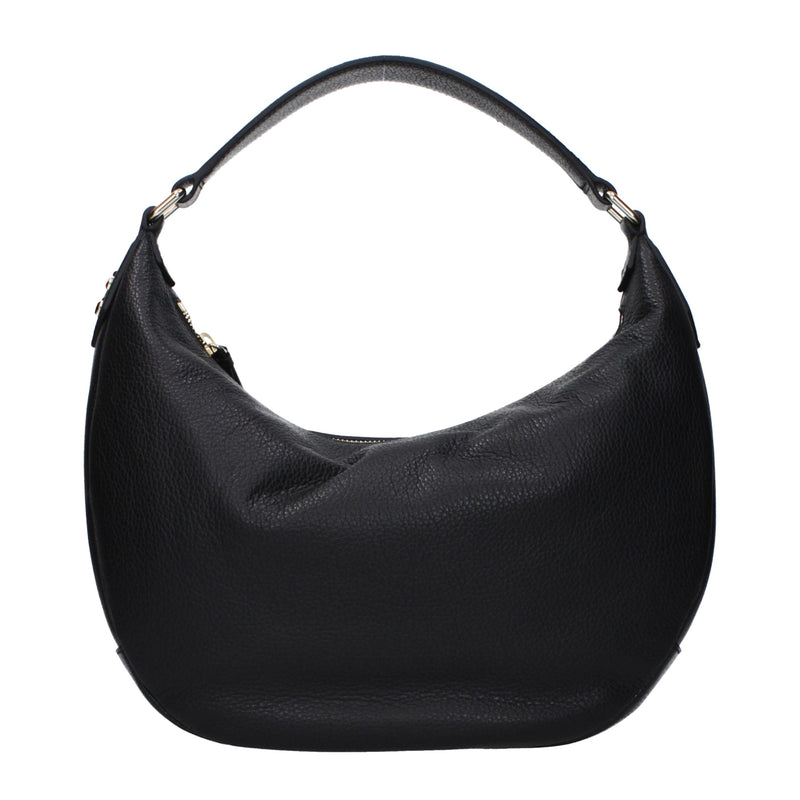 Jimmy Choo Black Leather Shoulder Bag - Elegant and Stylish