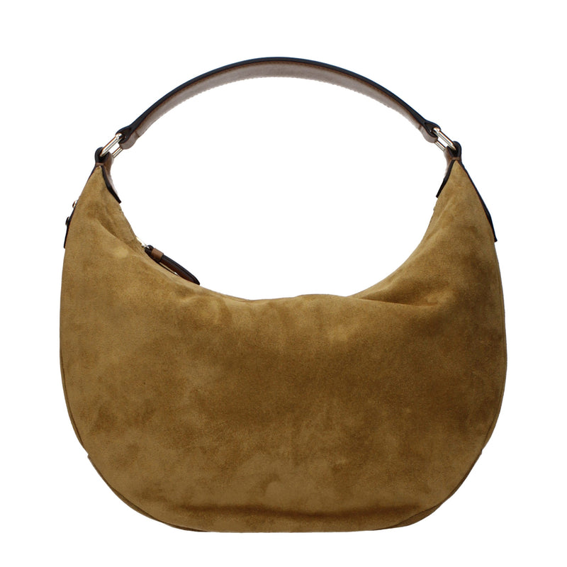 Sac à bandoulière en cuir marron Jimmy Choo