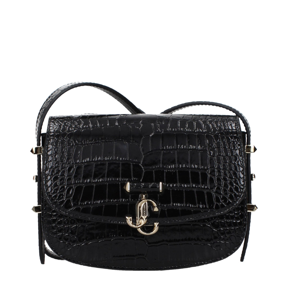 Jimmy Choo Black Leather Crossbody Bag - Chic & Versatile