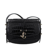 Jimmy Choo Black Leather Crossbody Bag - Chic & Versatile