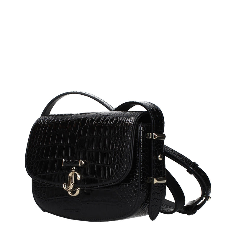 Jimmy Choo Black Leather Crossbody Bag - Chic & Versatile
