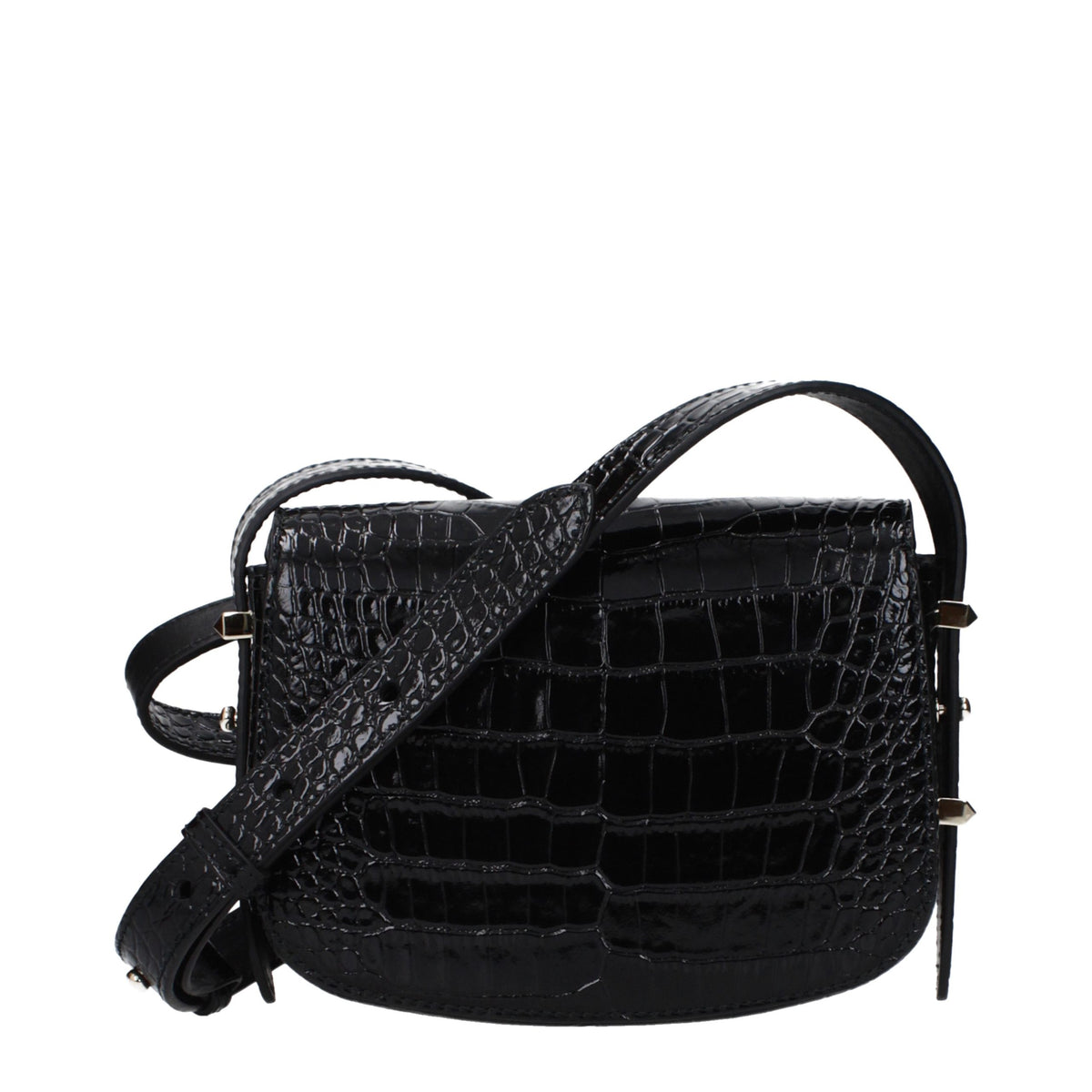Jimmy Choo Black Leather Crossbody Bag - Chic & Versatile