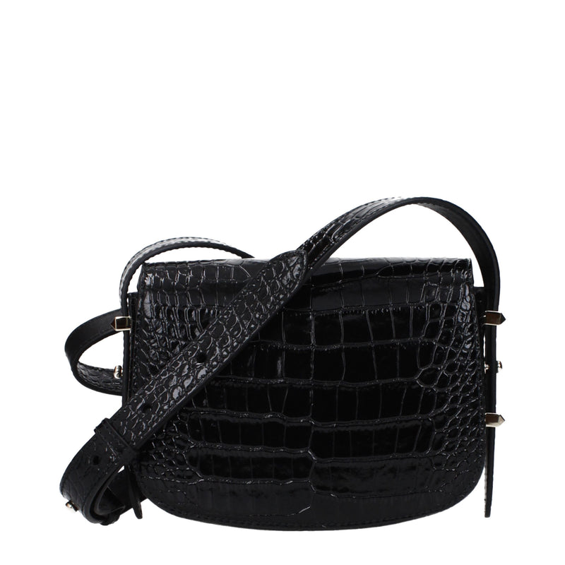 Jimmy Choo Black Leather Crossbody Bag - Chic & Versatile