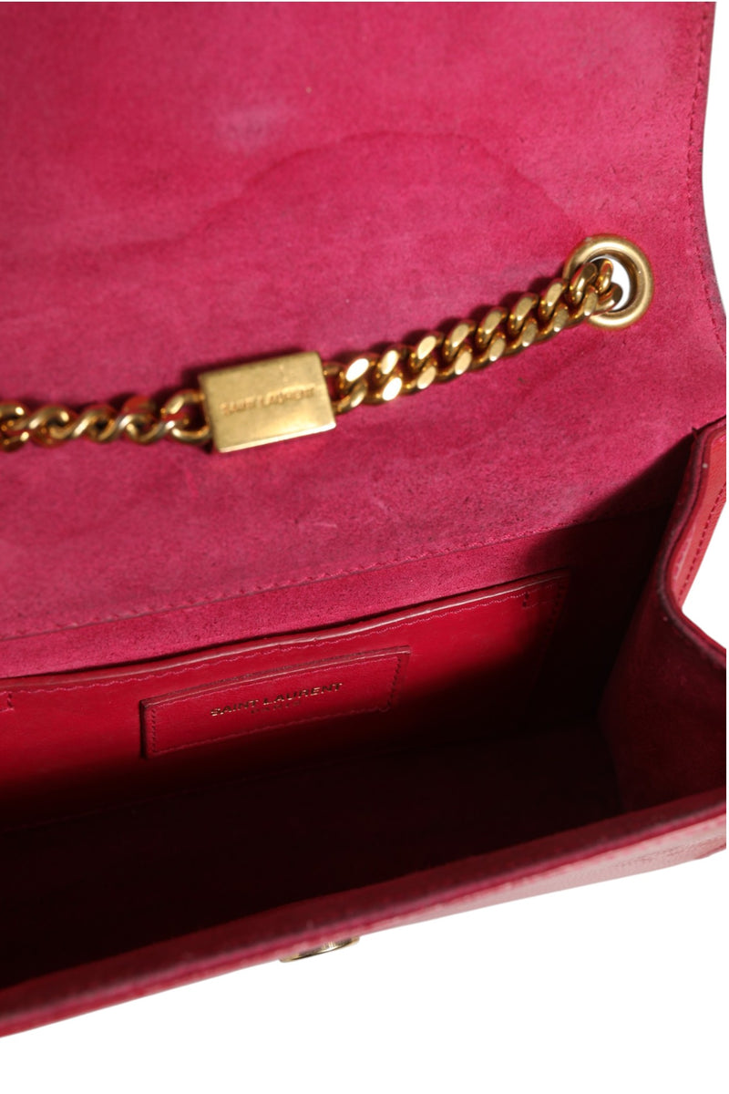 Saint Laurent Kate Red Leather Crossbody Bag - Preloved