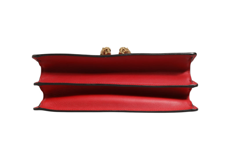 Gucci Dionysus Bamboo Medium Top Handle Bag - White Blue Red