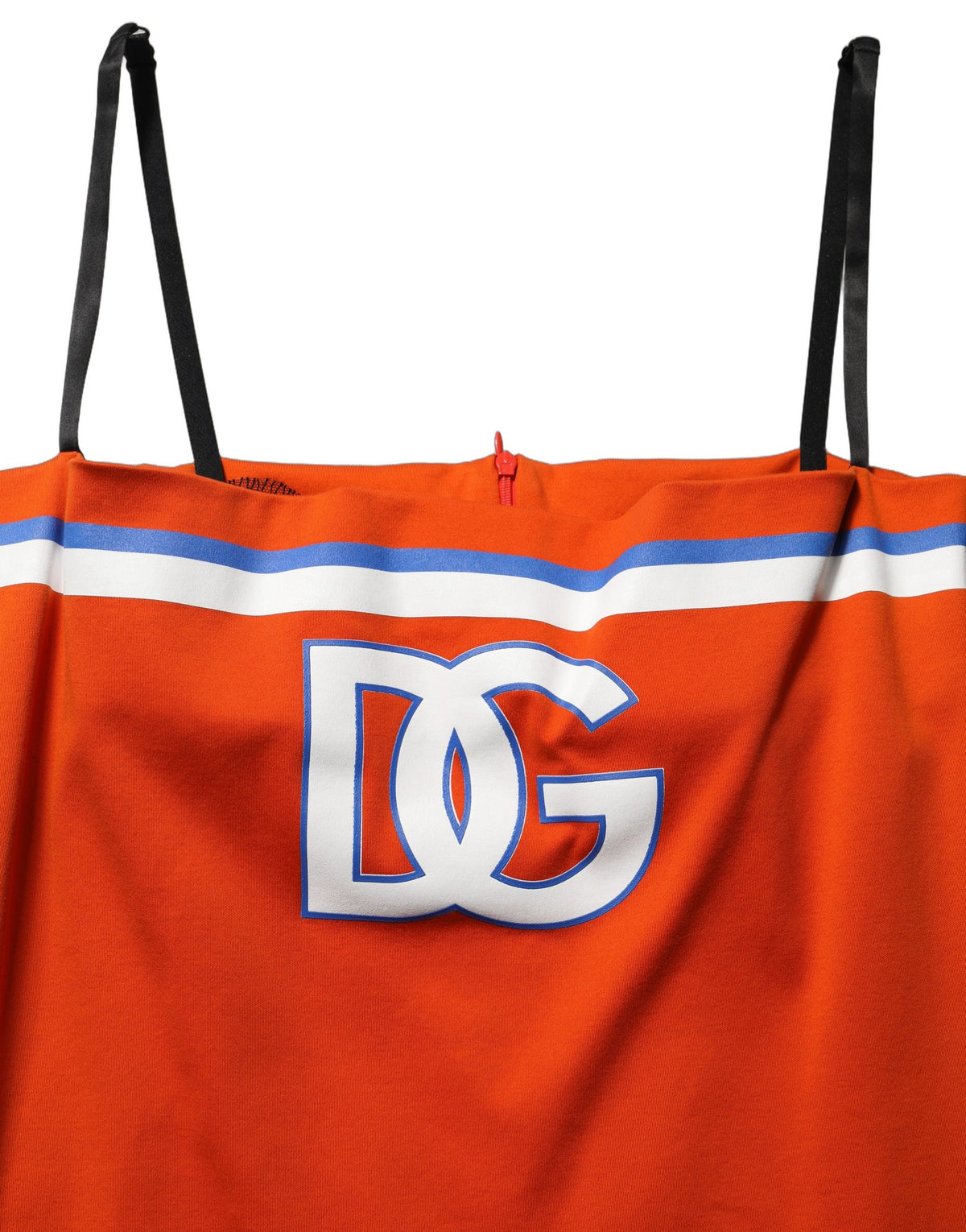 Dolce & Gabbana Orange Superbowl Football Inspired Mini Dress