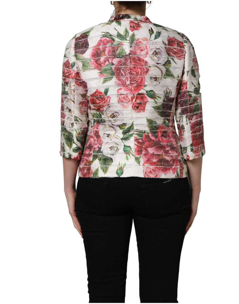 Dolce & Gabbana Multicolor Peony Print Jacket for Women