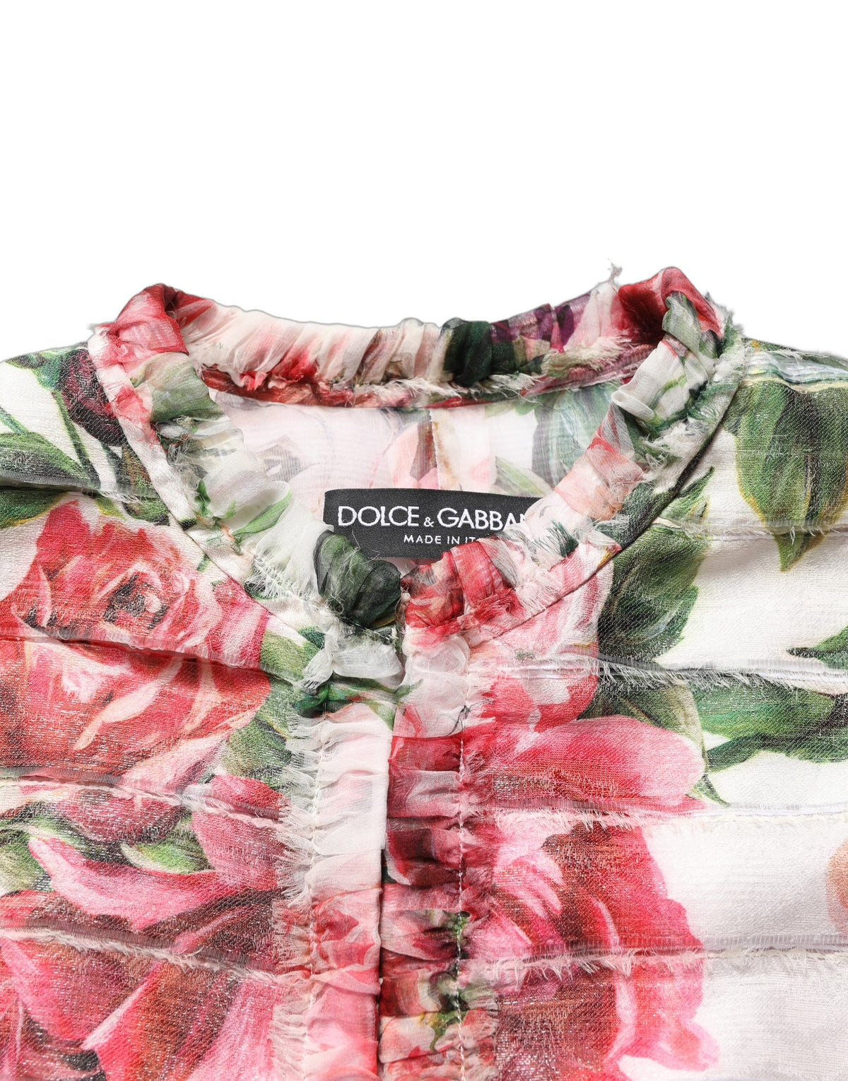 Dolce & Gabbana Multicolor Peony Print Jacket for Women