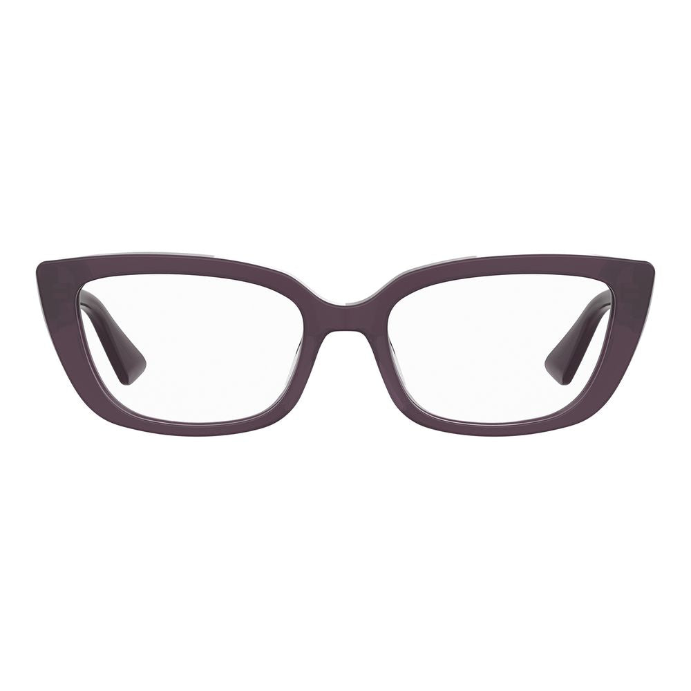 Love Moschino Purple Plastic Glasses (Frames) - Stylish Butterfly Design