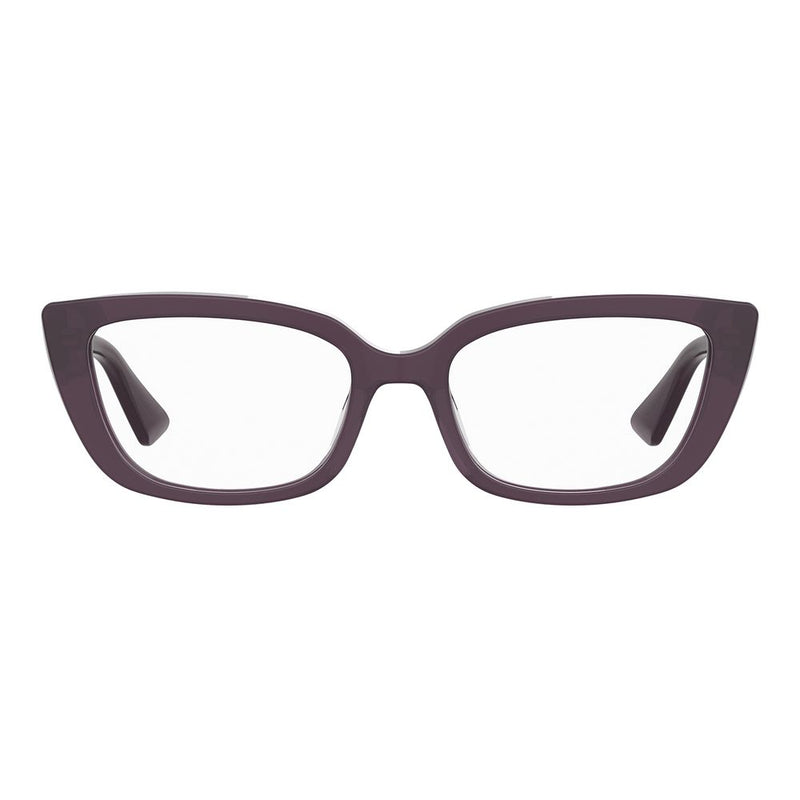 Love Moschino Purple Plastic Glasses (Frames) - Stylish Butterfly Design