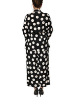 Dolce & Gabbana Black and White Polka Dot Pajama Set