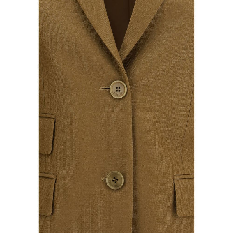 Burberry Multicolor Wool and Mohair Blazer for Women