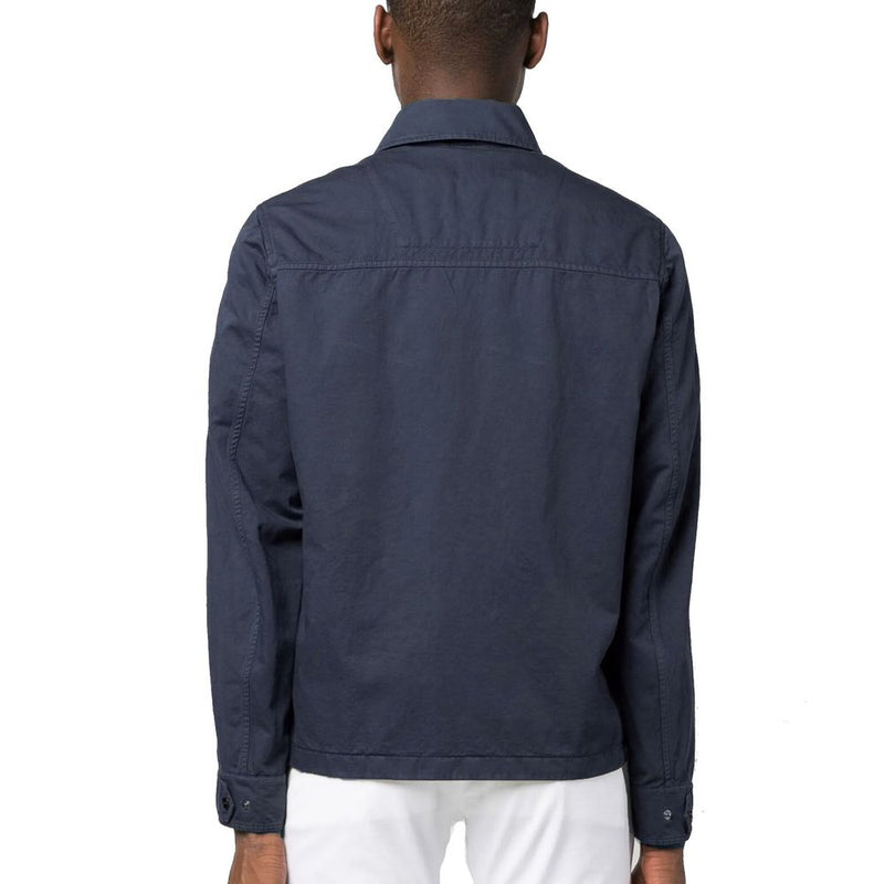 Herno Blue Cotton Coat for Men - Stylish and Comfortable
