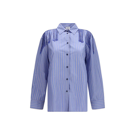 The Andamane Miley Blue Cotton Dress Shirt