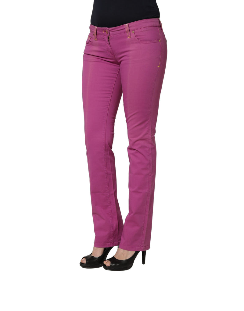 Alviero Martini Prima Classe Purple Slim Fit Denim Jeans