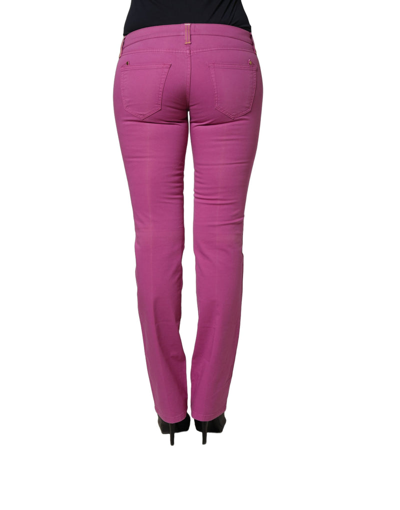 Alviero Martini Prima Classe Purple Slim Fit Denim Jeans