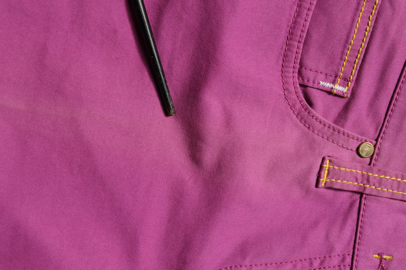 Alviero Martini Prima Classe Purple Slim Fit Denim Jeans