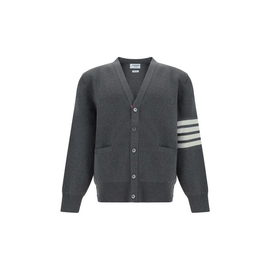 Thom Browne Gray Cotton Cardigan for Men