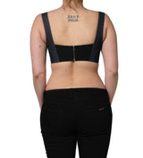 Dolce & Gabbana Black Denim Corset Bralette Top