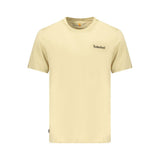 Timberland Beige Cotton Men's T-Shirt - Classic Style