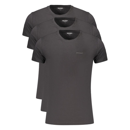 Palm Angels Nero T-Shirt en Coton pour Homme