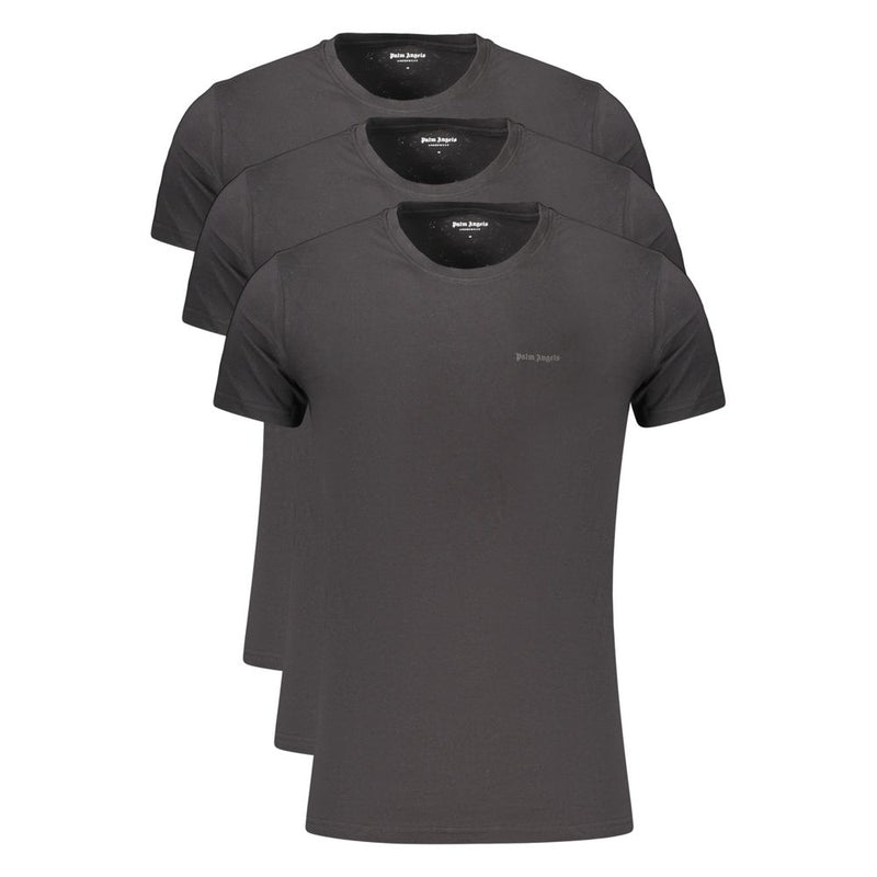 Palm Angels Nero T-Shirt en Coton pour Homme
