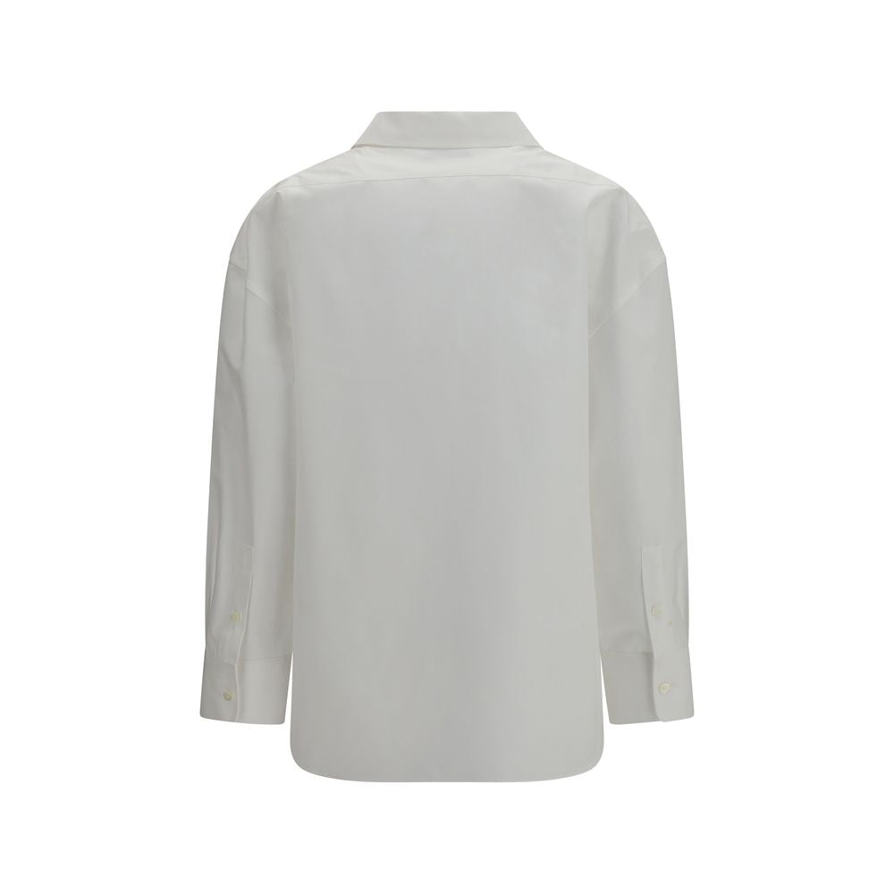 Chemise en Coton Blanc Givenchy - Modèle Élégant et Minimaliste