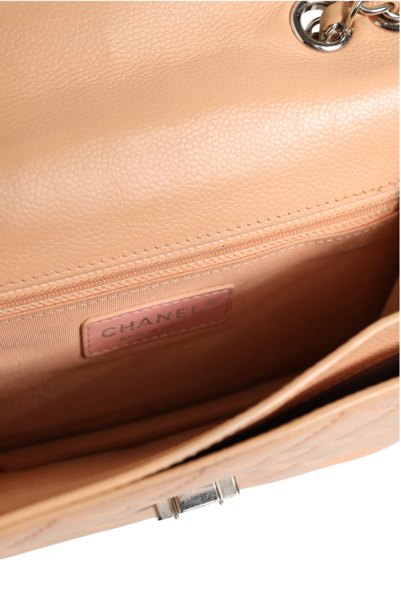 Chanel Goatskin Quilted Small CC Box Flap Bag - Powder Pink