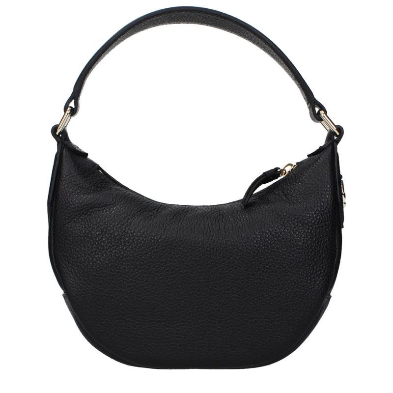 Jimmy Choo Black Leather Handbag - Elegant and Versatile