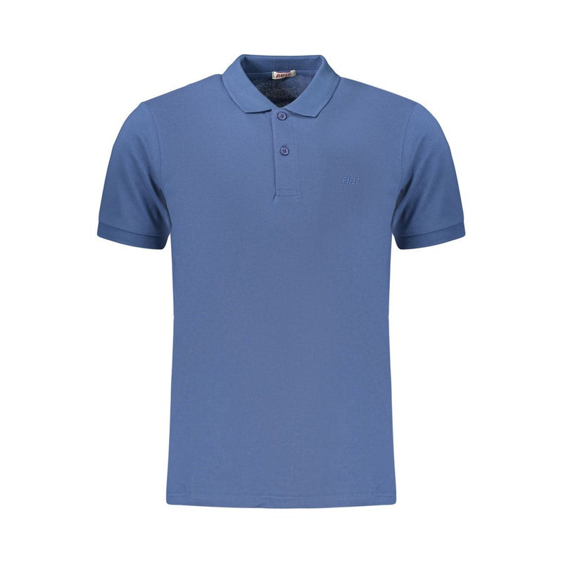 Rifle Blue Cotton Men's Polo Shirt