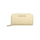 Mario Valentino Beige Polyurethane Women's Wallet - Stylish & Functional