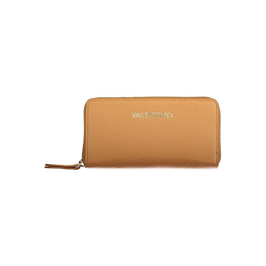 Mario Valentino Brown Polyurethane Women's Wallet - Elegant & Functional