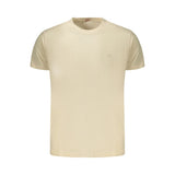 Rifle Beige Cotton Men's T-Shirt - Stylish & Comfortable