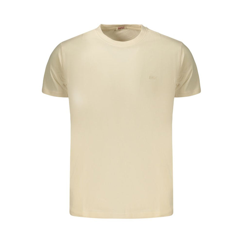 Rifle Beige Cotton Men's T-Shirt - Stylish & Comfortable