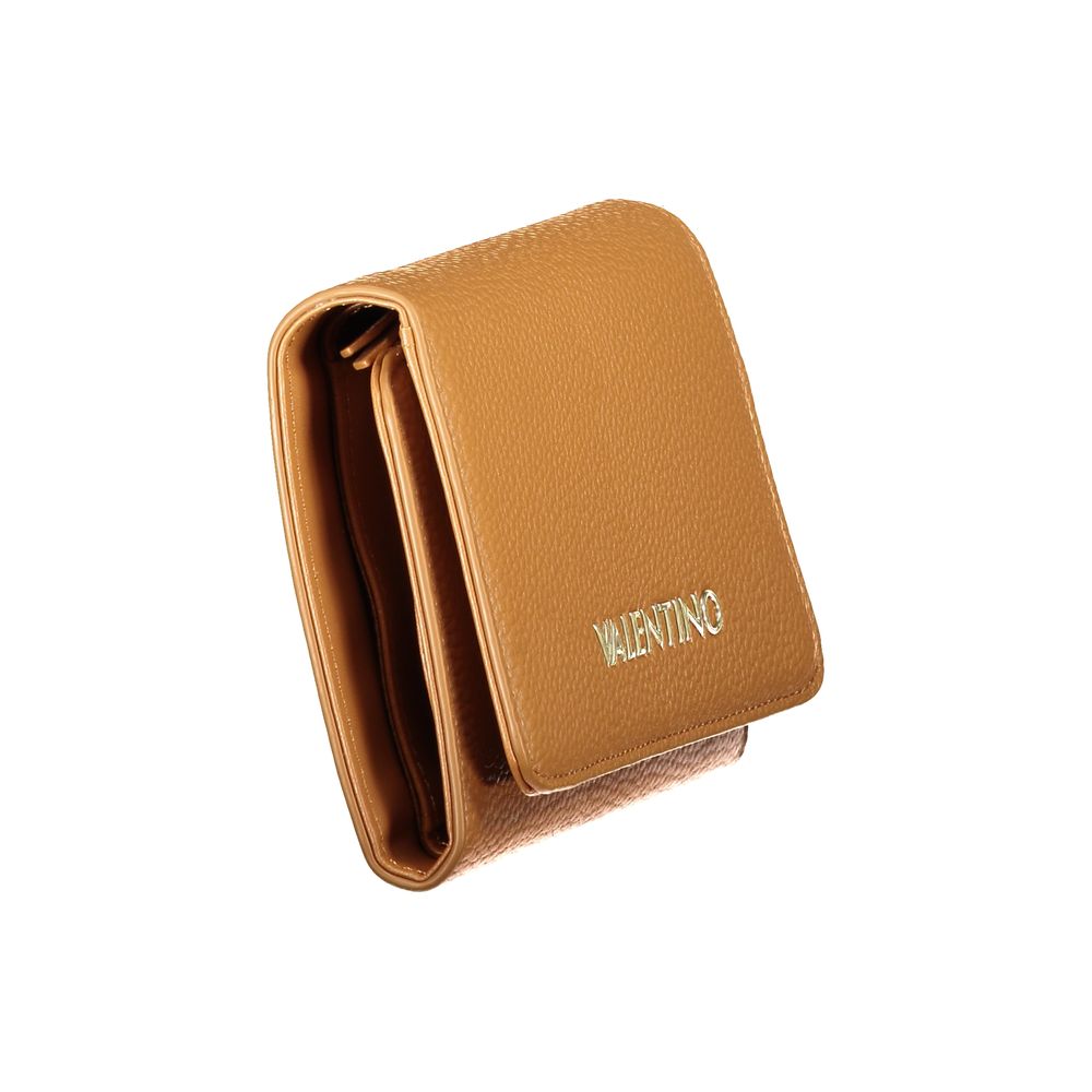 Mario Valentino Brown Polyurethane Women's Wallet - Chic & Functional