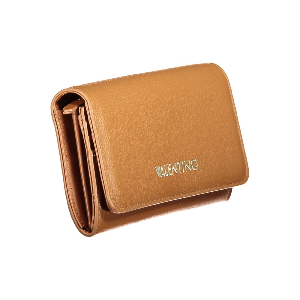 Mario Valentino Brown Polyurethane Women's Wallet - Chic & Stylish