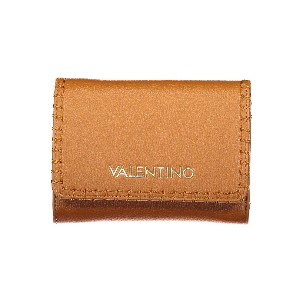 Mario Valentino Brown Polyurethane Women's Wallet - Chic & Functional